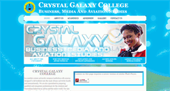 Desktop Screenshot of crystalgalaxycollege.com